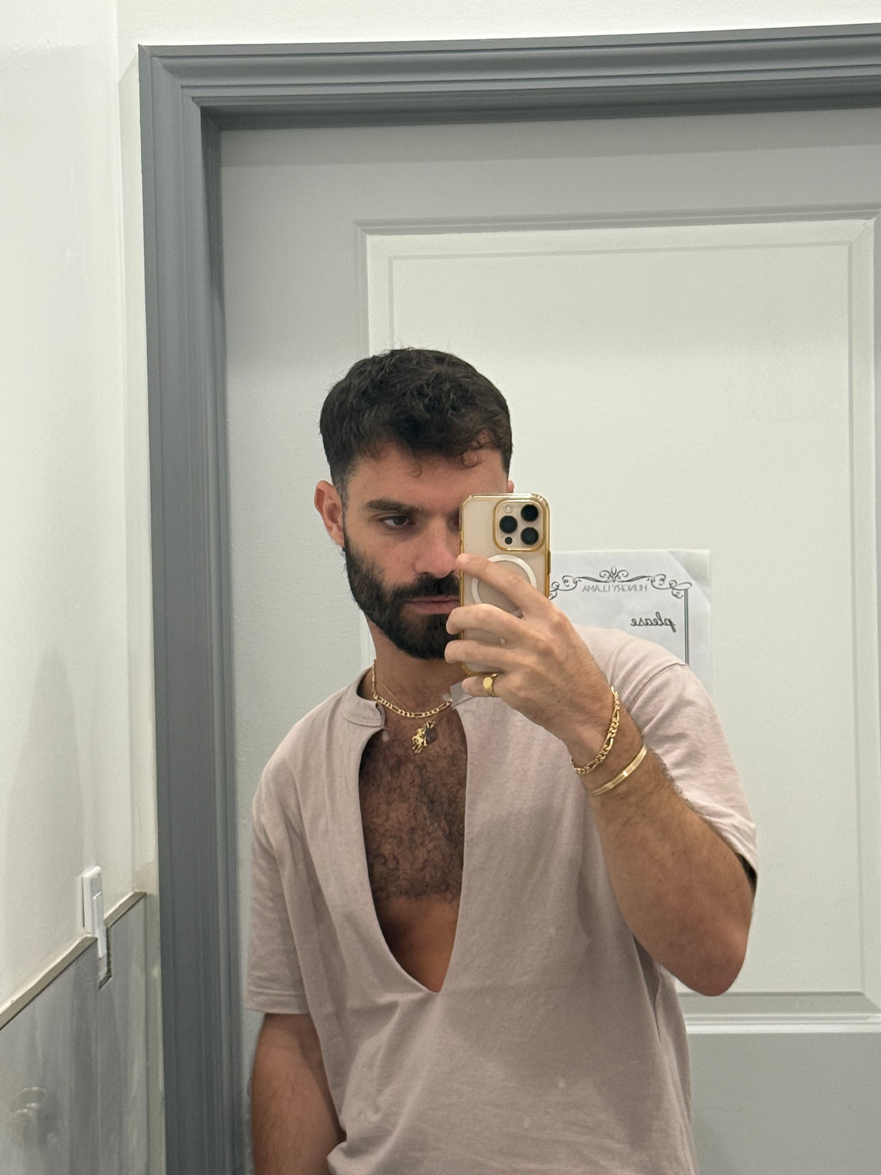 PINK POWDER RIPPED T-SHIRT